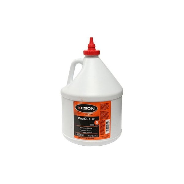 5 Lb Red Ultra-Fine Standard Chalk Refill, 4PK